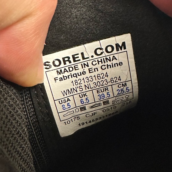 Sorel Joan of Arctic Wedge II Leather Wine Boots Size 8.5 - Picture 13 of 15